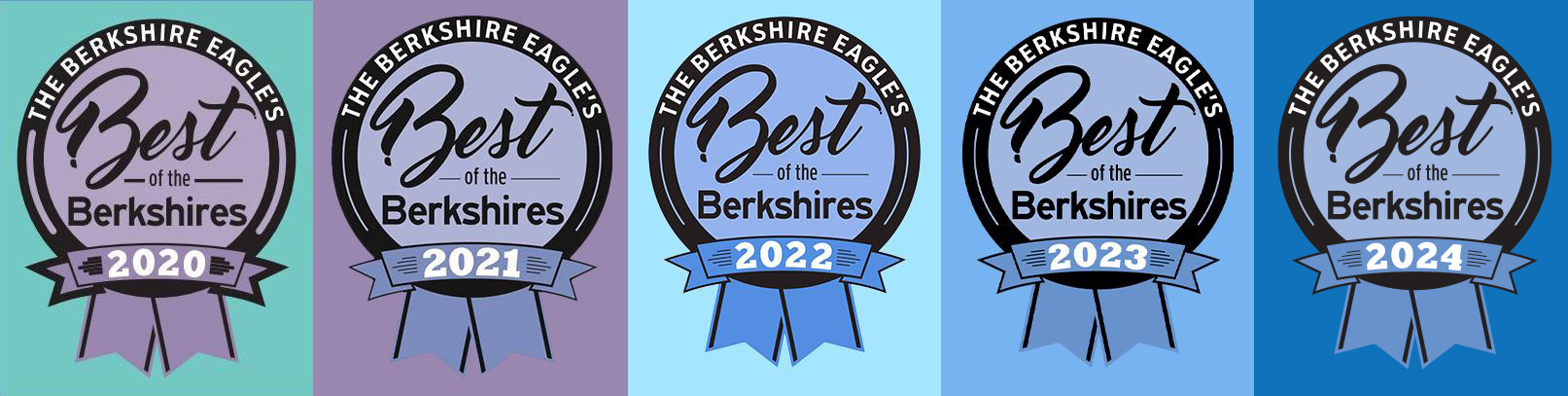 Best of the Berkshires Ribbons from 2020-2023